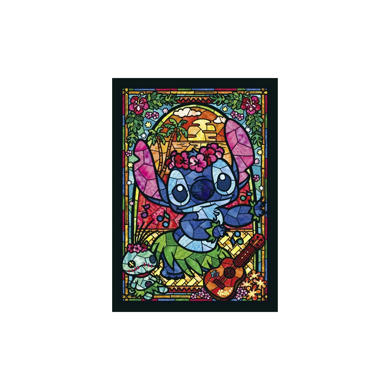 Disney : Lilo & Stitch - Puzzle vitrail 266 pièces Stitch & Scrump