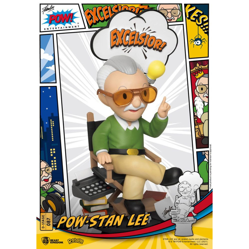 Marvel - Figurine diorama D-Stage Stan Lee 16 cm