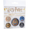 Harry Potter - set de 5 badges Hogwarts