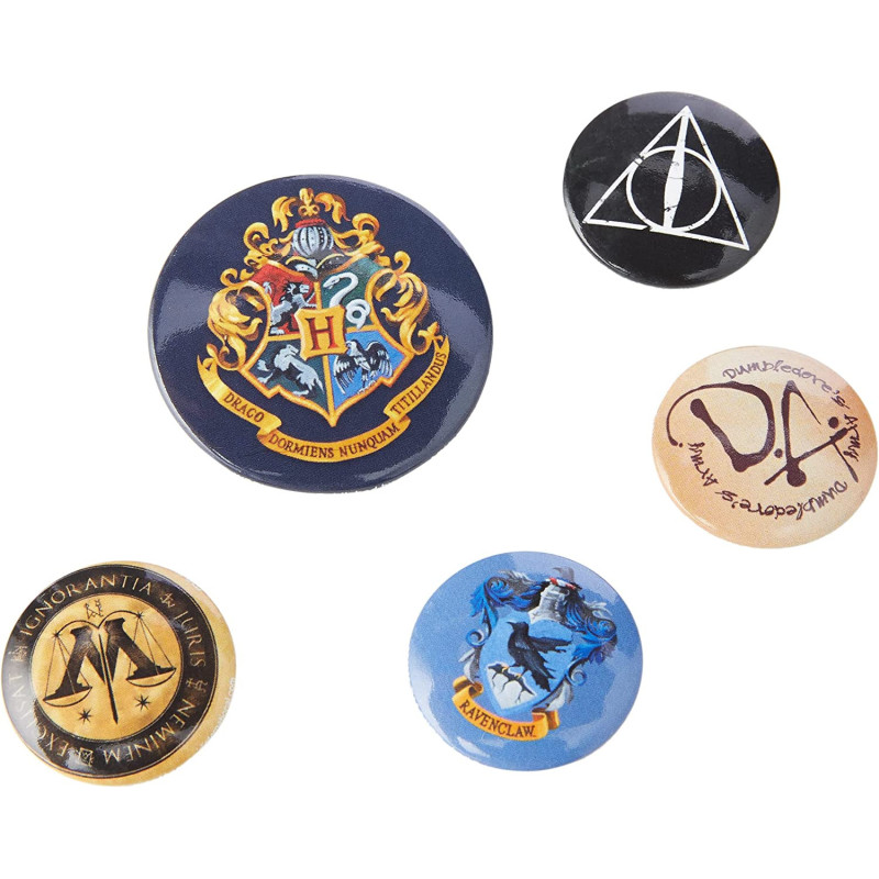 Harry Potter - set de 5 badges Hogwarts