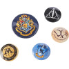 Harry Potter - set de 5 badges Hogwarts