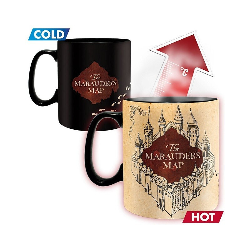 Harry Potter - Mug thermo-réactif Marauder's Map