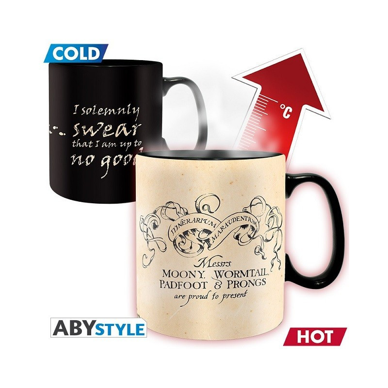 Harry Potter - Mug thermo-réactif Marauder's Map