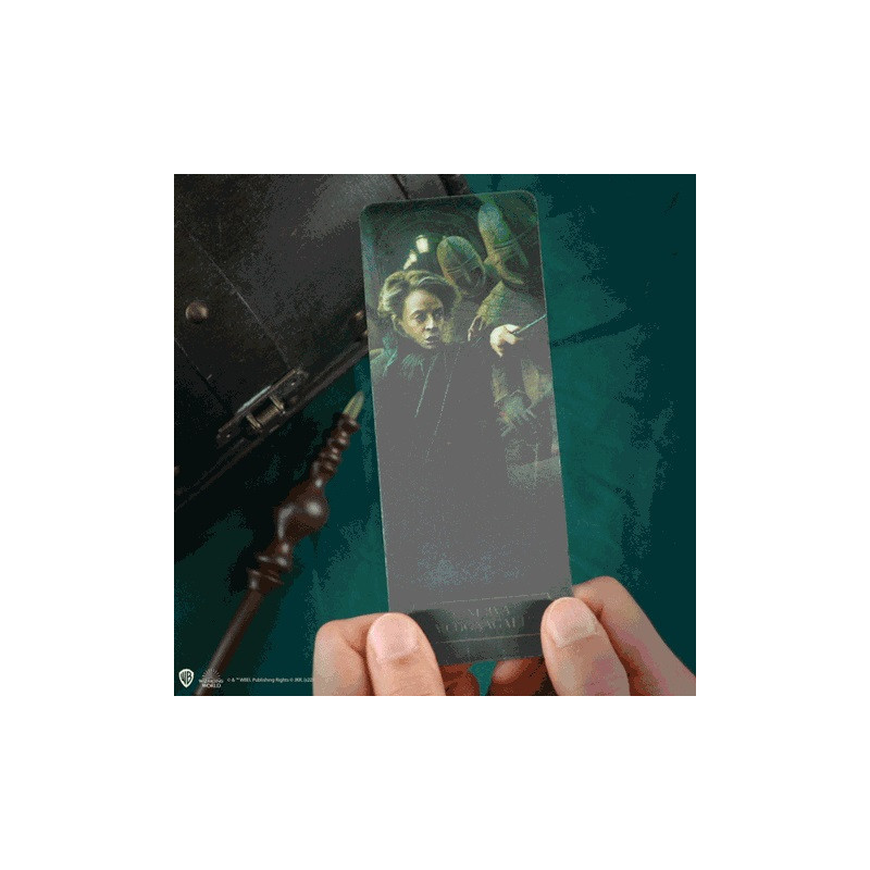 Harry Potter - Stylo baguette + socle & marque-page lenticulaire Minerva McGonagall