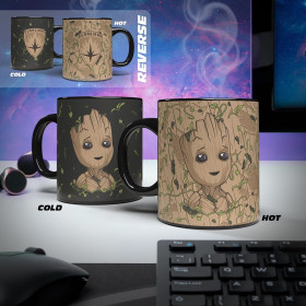 Marvel : Guardians of the Galaxy - Mug thermo-réactif Groot
