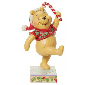 Disney : Winnie l'Ourson - Traditions - Figurine Holiday Pooh Personality Pose Christmas