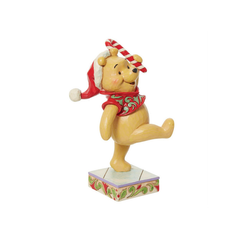 Disney : Winnie l'Ourson - Traditions - Figurine Holiday Pooh Personality Pose Christmas