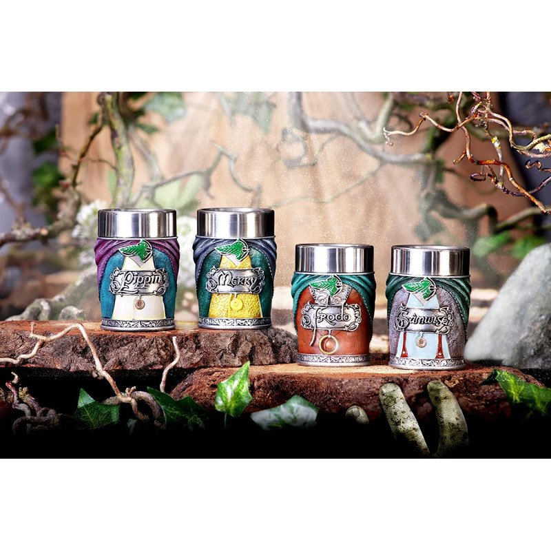 Lord of the Rings - Set de 4 verres à shot Hobbits