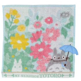 Mon voisin Totoro - Serviette champs de fleurs 25 x 25 cm