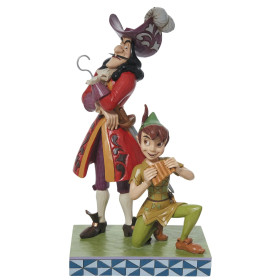 Disney - Traditions - Statue Peter Pan & Hook Good vs Evil