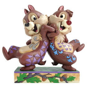 Disney : Tic & Tac - Traditions - Figurine Chip & Dale Personality Pose