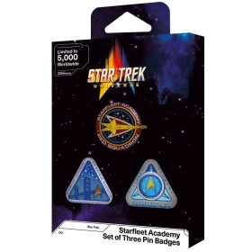 Star Trek - Set 3 pins Starfleet Academy Limited Edition 5000 exemplaires