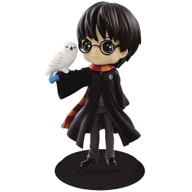 Harry Potter - Figurine Q Posket Harry Potter II avec Hedwige (14 cm)