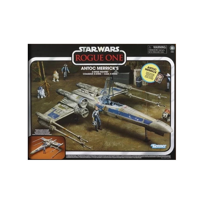 Star Wars - The Vintage Collection - X-Wing et figurine Antoc Merrick (Rogue One)