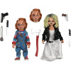 Child's Play : Bride of Chucky - 2 figurines Retro Cloth Chucky & Tiffany 14 cm