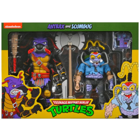 Tortues Ninja - TMNT - Pack 2 figurines Antrax & Scumbug 18 cm