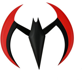 Batman Beyond - Réplique 1/1 Batarang (rouge) 20 cm