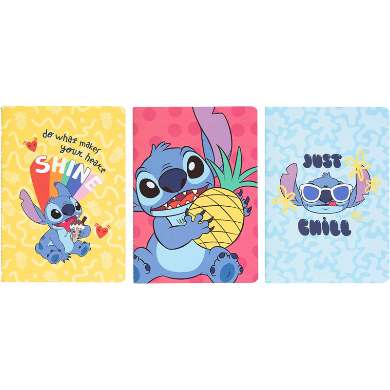 Disney - Set de 3 carnets Stitch