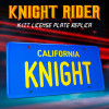 Knight Rider (K2000) - Plaque d'immatriculation KITT