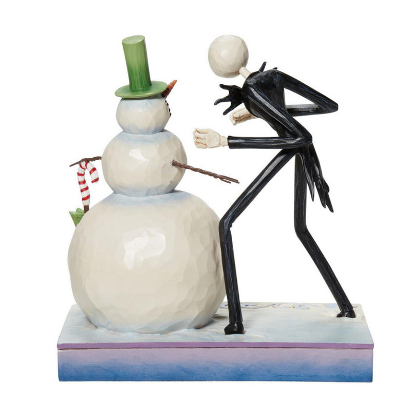 Nightmare Before Christmas - Traditions - Statue Jack Discovering a Snowman