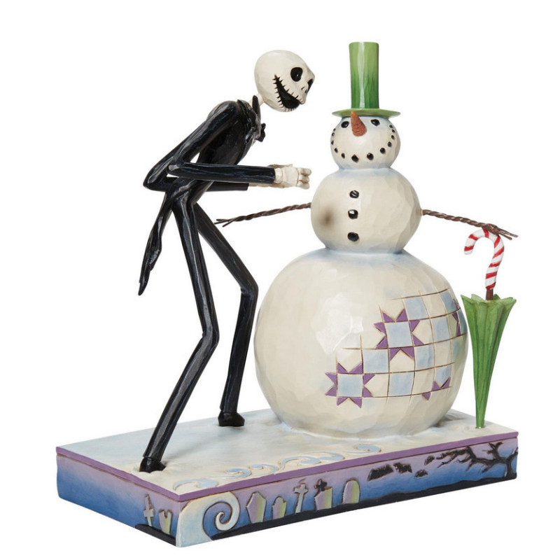 Nightmare Before Christmas - Traditions - Statue Jack Discovering a Snowman