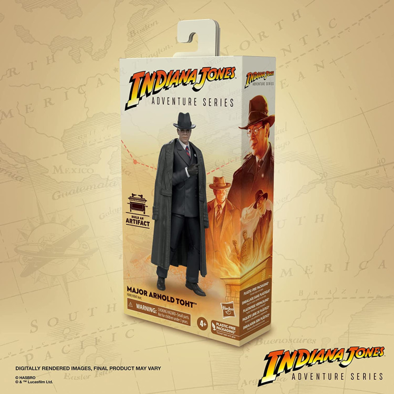 Indiana Jones Adventure Series - Figurine Major Arnold Toth (Les Aventuriers de l'arche perdue) 15 cm
