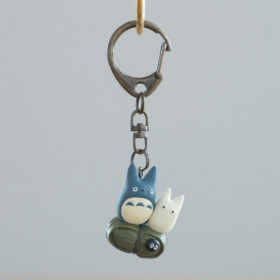 Mon Voisin Totoro - Porte-clé Totoro Bleu & Totoro blanc