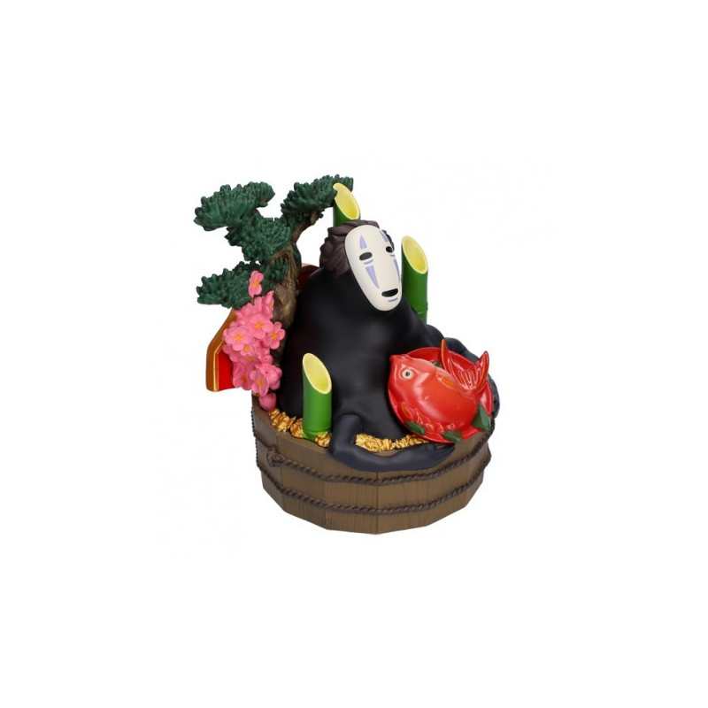 Spirited Away (Chihiro) - Statue Diorama Kaonashi Bassine d’or et bambous