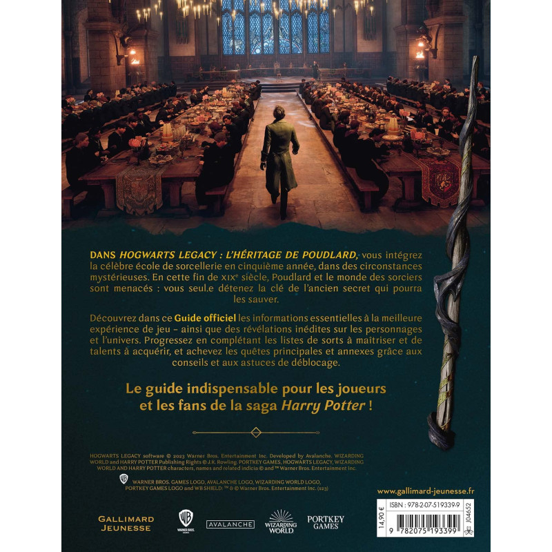 Hogwarts Legacy - Le guide officiel du jeu