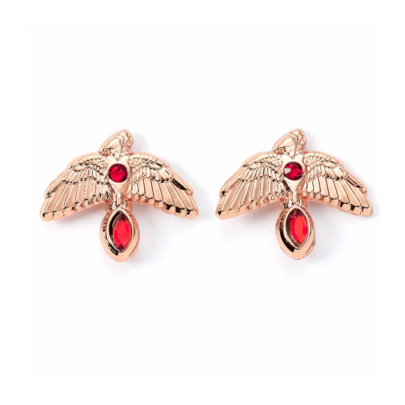 Harry Potter - Boucles d'oreilles Fawkes