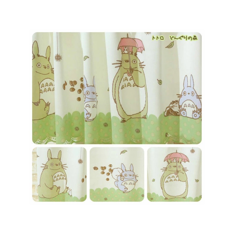 Mon voisin Totoro - Rideau japonais Forêt 47 x 120 cm