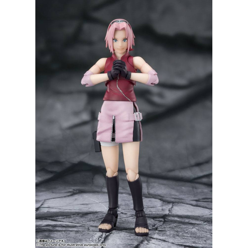 Naruto Shippuden - Figurine S.H. Figuarts Sakura Haruno Inheritor of Tsunade's indominable will 14 cm