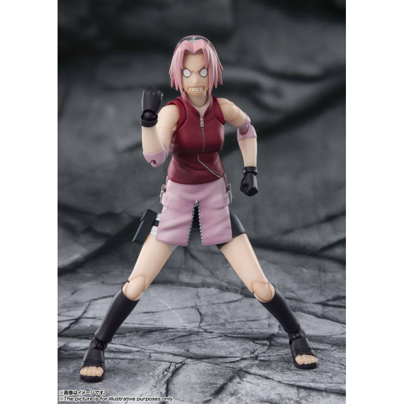 Naruto Shippuden - Figurine S.H. Figuarts Sakura Haruno Inheritor of Tsunade's indominable will 14 cm