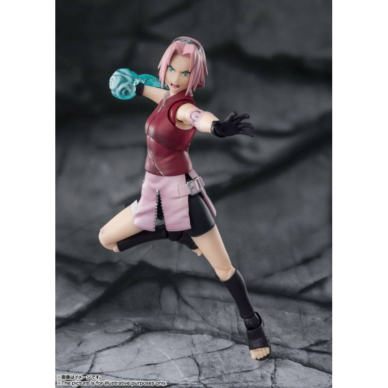 Naruto Shippuden - Figurine S.H. Figuarts Sakura Haruno Inheritor of Tsunade's indominable will 14 cm