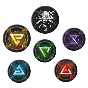 The Witcher - set de 6 badges