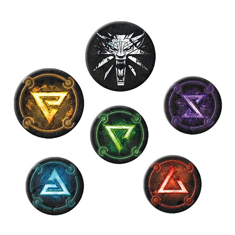 The Witcher - set de 6 badges