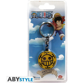 One Piece - Porte-clé métal Trafalgar Law Logo