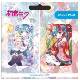 Hatsune Miku - Set B de 2 badges