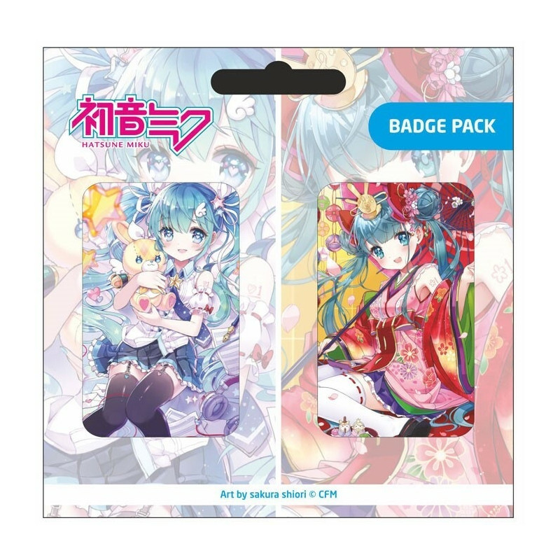 Hatsune Miku - Set B de 2 badges