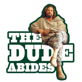 The Big Lebowski - Aimant Dude Abides