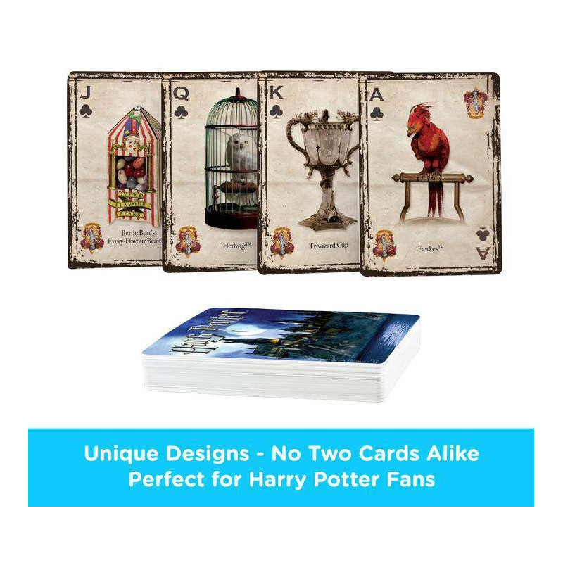 Harry Potter - Jeu de 54 cartes Hogwarts