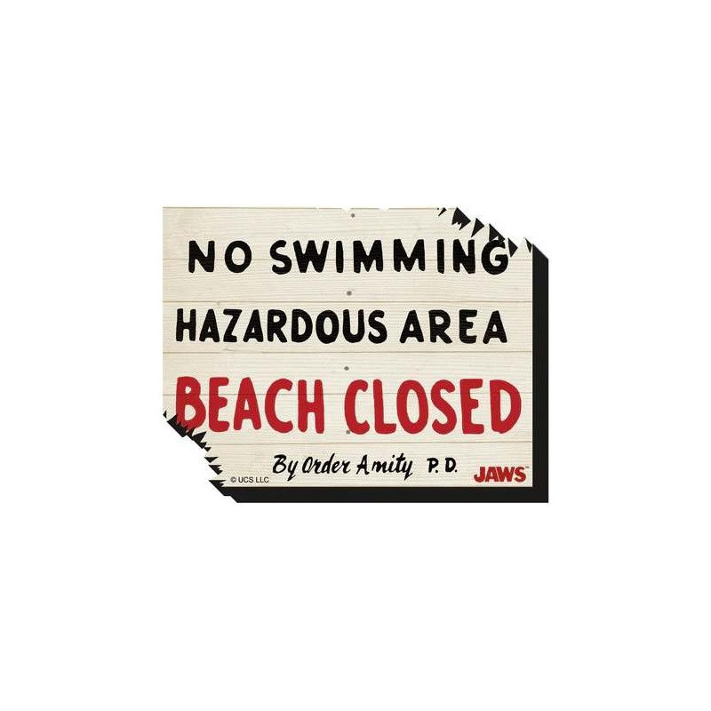 Jaws (Les Dents de la Mer) - Aimant Funky Chunky Beach Closed