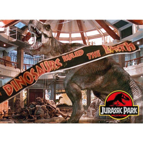 Jurassic Park - Aimant T-Rex Banner