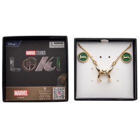Marvel Studios : Loki - Set Collier & boucles d'oreilles