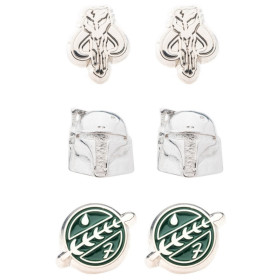 Star Wars : The Book of Boba Fett - Set de 3 paires de boucles d'oreilles