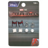 Marvel Studios : Wandavision - Set 4 paires de boucles d'oreilles