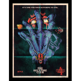 Stranger Things - Poster encadré Chapter 1 The Hellfire Club (30 x 40 cm)