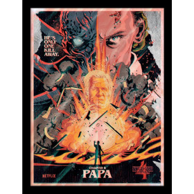 Stranger Things - Poster encadré Chapter 8 Papa (30 x 40 cm)
