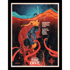 Stranger Things - Poster encadré Chapter 6 The Dive (30 x 40 cm)