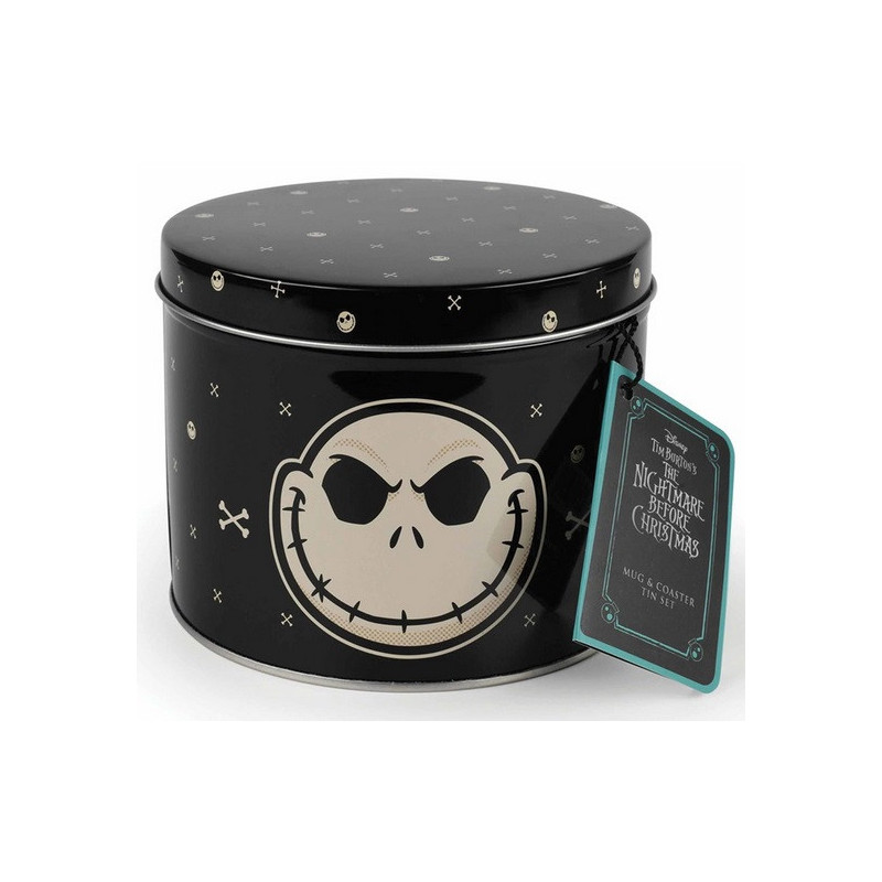 Nightmare Before Christmas - Set Mug + sous-verre + boîte métallique